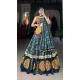 Multi Color Pure Rayon Print Work Navratri Wear Lehenga Choli - 10097192338