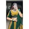 Multi Color Pure Cotton Gota Patti Work Plus Size Navratri Lehenga Choli - 10097192339