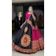 Multi Color Pure Cotton Print Work Navratri Wear Lehenga Choli - 10097192343