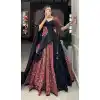 Pure Cotton Print Work Plus Size Navratri Lehenga Choli In Multi Color - 10097192348