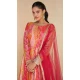 Georgette Multi Color Embroidered Party Wear Readymade Gown - 10111192406