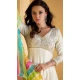White Silk Embellished Work Party Wear Designer Sharara Suit - 10112192408