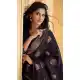 Purple Silk Embellished Work Party Wear Designer Sharara Suit - 10112192409
