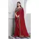 Walnut Art Silk Sequins Work Party Wear Saree In Maroon - 10114192419