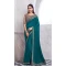 Chiffon Silk Resham Work Function Wear Saree In Mint - 10116192433