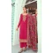 Rani Pink Georgette Resham Work Party Wear Salwar Kameez - 10117192439
