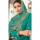 Mint Green Georgette Resham Work Party Wear Salwar Kameez - 10117192440