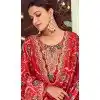 Red Georgette Resham Work Party Wear Plus Size Salwar Kameez - 10117192441