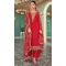 Red Georgette Resham Work Party Wear Salwar Kameez - 10117192441