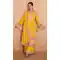 Yellow Chinon Zari Work Pakistani Style Palazzo Salwar Suit - 10120192448