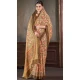 Beige Natural Silk Print Work Traditional Wear Saree - 10151192584