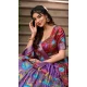 Lavender Dola Silk Zari Weaving Work Party Wear Lehenga Choli - 10167192672