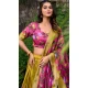 Mustard Dola Silk Zari Weaving Work Party Wear Lehenga Choli - 10167192673
