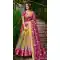 Mustard Dola Silk Zari Weaving Work Party Wear Lehenga Choli - 10167192673