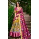 Mustard Dola Silk Zari Weaving Work Party Wear Lehenga Choli - 10167192673