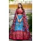 Multi Color Tussar Silk Zari Weaving Work Party Wear Lehenga Choli - 10168192676
