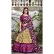Tussar Silk Zari Weaving Work Party Wear Lehenga Choli In Multi Color - 10168192679