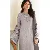 Fox Georgette Embroidered Pakistani Style Plus Size Salwar Kameez In Light Beige - 10250192987