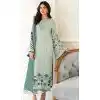 Fox Georgette Embroidered Pakistani Style Plus Size Salwar Kameez In Light Pista Green - 10250192988