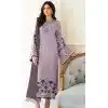 Fox Georgette Embroidered Pakistani Style Plus Size Salwar Kameez In Light Purple - 10250192989