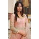 Baby Pink Net Embroidery Designer Anarkali Style Salwar Suit - 10267193086
