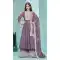 Faux Georgette Sequins Work Party Wear Palazzo Suit In Onion Pink - 10268193089