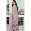Mauve Faux Georgette Embroidered Pakistani Style Plus Size Salwar Kameez - 10332193453