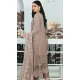Beige Faux Georgette Embroidered Pakistani Style Salwar Kameez - 10332193454