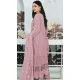 Pink Faux Georgette Embroidered Pakistani Style Salwar Kameez - 10332193455
