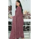 Maroon Faux Georgette Embroidered Pakistani Style Salwar Kameez - 10332193456