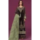 Fox Georgette Black Embroidered Pakistani Style Palazzo Salwar Suit - 10335193476