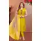Yellow Modal Silk Resham Work Designer Readymade Salwar Suit - 10341193507