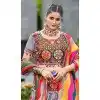 Cotton Embroidery Work Traditional Wear Plus Size Lehenga Choli In Multi Color - 10355193577