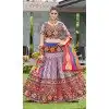 Cotton Embroidery Work Traditional Wear Plus Size Lehenga Choli In Multi Color - 10355193577