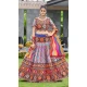 Cotton Embroidery Work Traditional Wear Lehenga Choli In Multi Color - 10355193577
