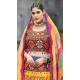 Yellow Cotton Embroidery Work Traditional Wear Lehenga Choli - 10355193580