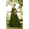 Mehendi Georgette Sequins Work Party Wear Lehenga Choli - 10356193581