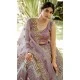 Lavender Net Ribbon Work Party Wear Lehenga Choli - 10356193583