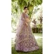 Lavender Net Ribbon Work Party Wear Lehenga Choli - 10356193583
