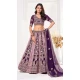 Georgette Embroidered Party Wear Lehenga Choli In Multi Color - 10357193589