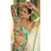 Multi Color Georgette Printed Plus Size Party Wear Lehenga Choli - 10358193598