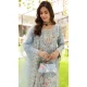 Sky Blue Organza Silk Digital Printed Casual Wear Salwar Suit - 10380193672