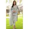 Sky Blue Organza Silk Digital Printed Casual Wear Plus Size Salwar Suit - 10380193672