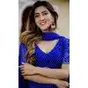 Georgette Leheriya Printed Work Party Wear Plus Size Lehenga Choli In Navy Blue - 10381193674