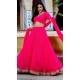 Georgette Leheriya Printed Work Party Wear Lehenga Choli In Pink - 10381193675