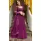 Georgette Leheriya Printed Work Party Wear Lehenga Choli In Purple - 10381193677
