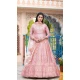 Dola Silk Digital Printed Readymade Gown With Dupatta In Multi Color - 10386193698