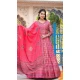 Dola Silk Multi Color Digital Printed Readymade Gown With Dupatta - 10386193699