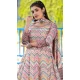 Beautiful Multi Color Dola Silk Digital Printed Readymade Gown With Dupatta - 10386193700
