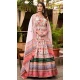 Dola Silk Multi Color Hand Work Party Wear Readymade Gown With Dupatta - 10387193703
